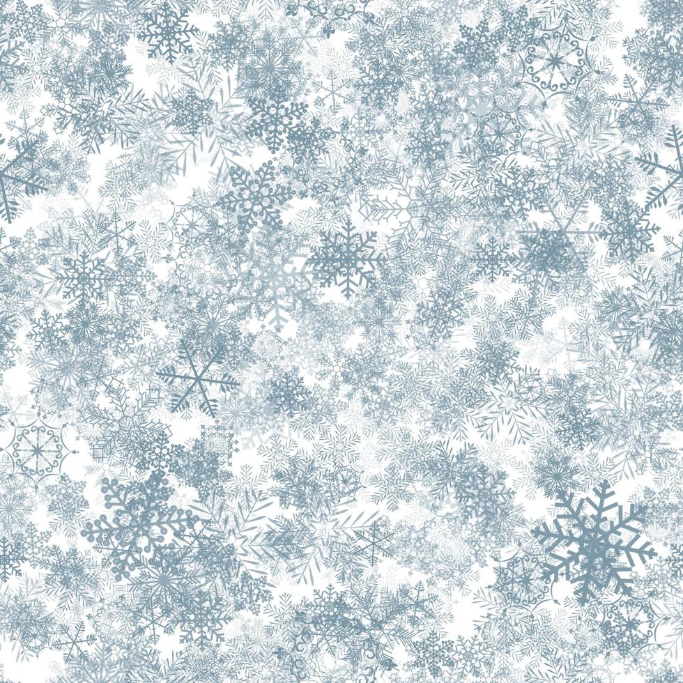 abstracte winter ontwerp naadloze patroon achtergrond met sneeuwvlokken voor kerstmis en nieuwjaar poster vector