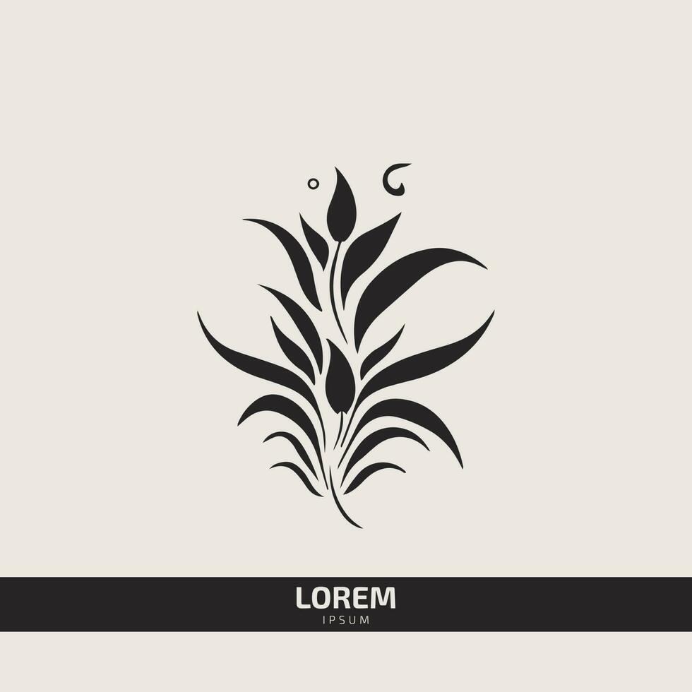 bloem fabriek logo bloemen vector sjabloon silhouet