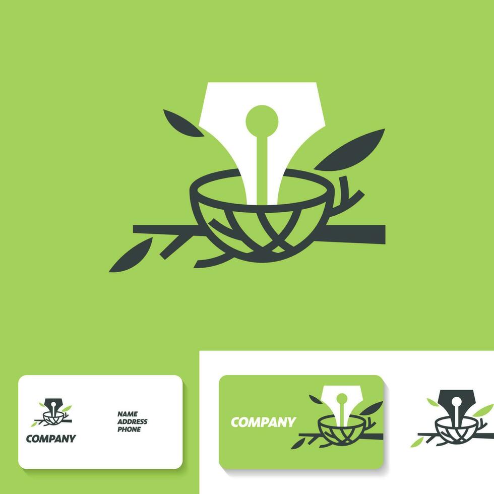 auteur nest logo vector