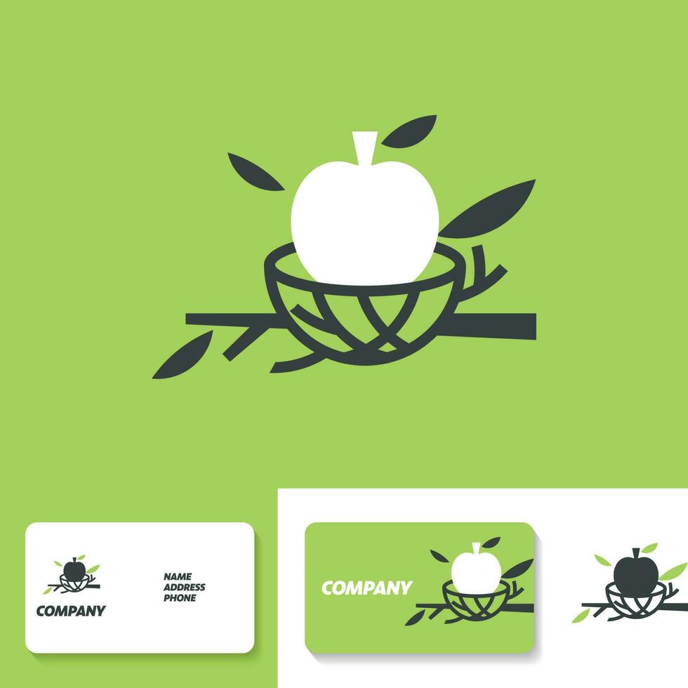 voeding nest logo vector