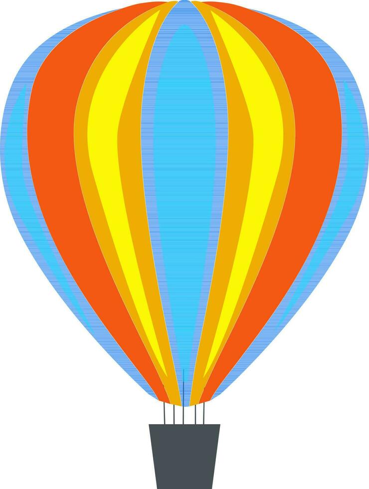 illustratie van kleurrijk heet lucht ballon. vector