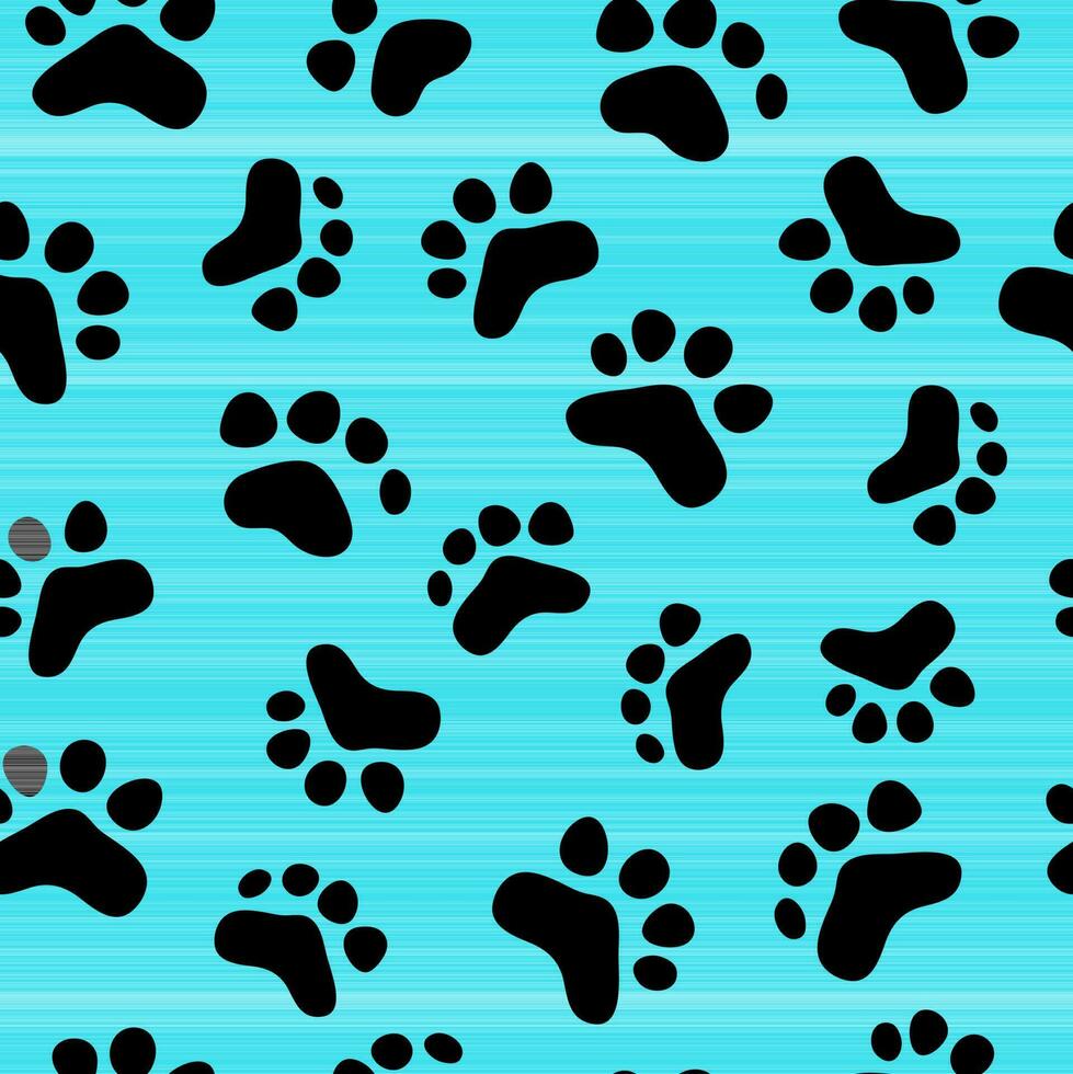 dier sporen patroon naadloos, vector. tekenfilm voetafdrukken van huisdieren. achtergrond voor verpakking en textiel. vector