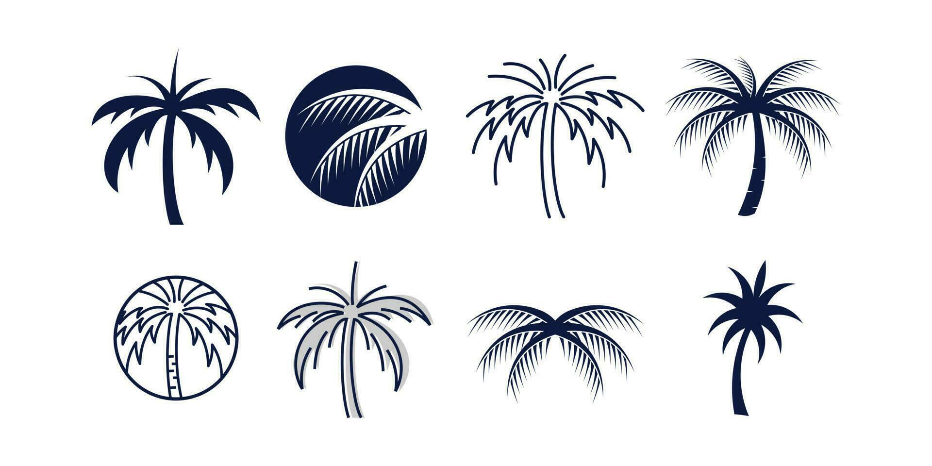 palm logo ontwerp vector met creatief uniek stijl