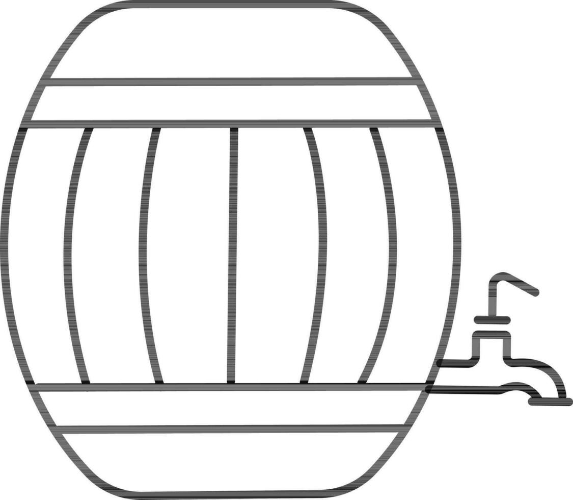 vlak illustratie van een loop. vector