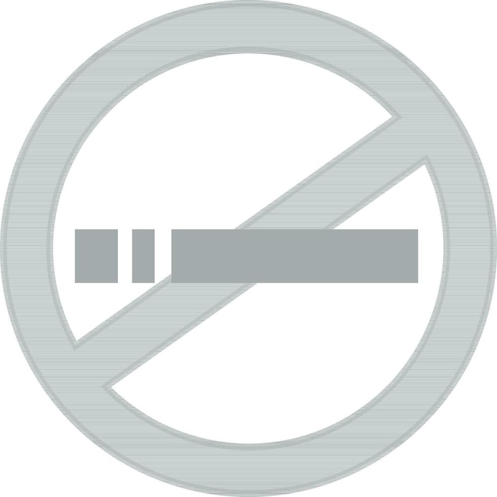 illustratie van Nee roken teken. vector