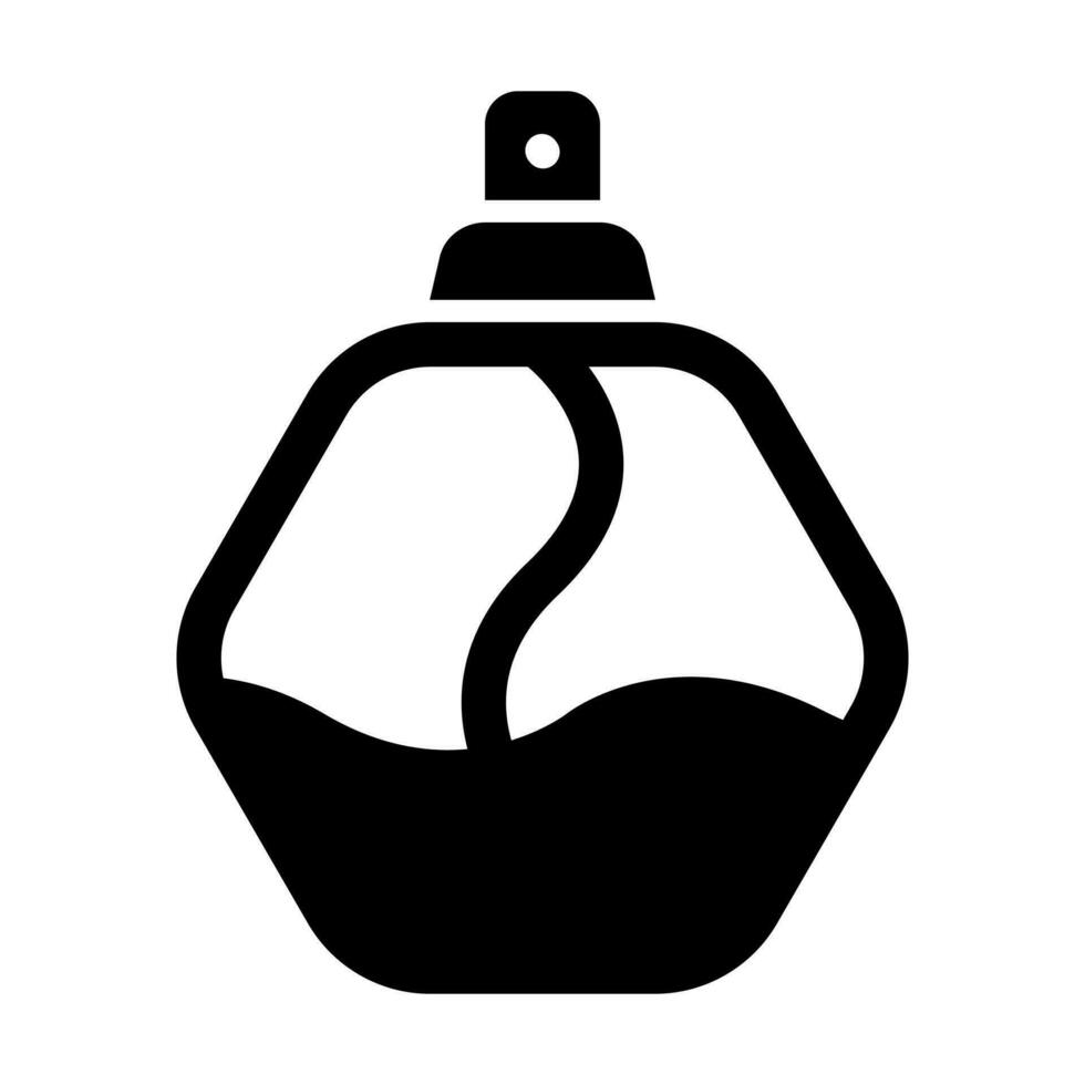 parfum glyph icoon ontwerp vector