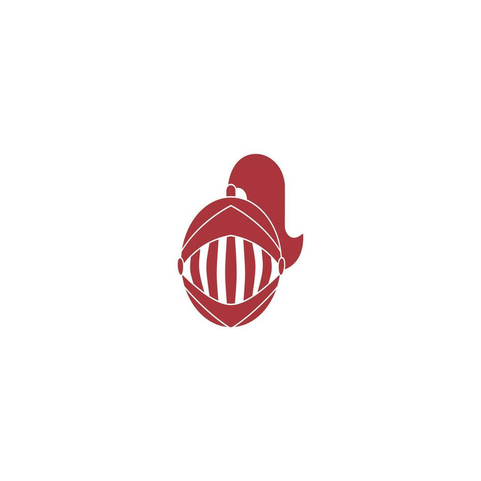 ridder helm logo ontwerp icoon symbool vector. vector