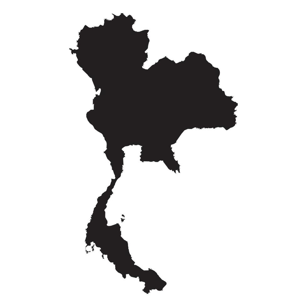 Thailand kaart logo vector