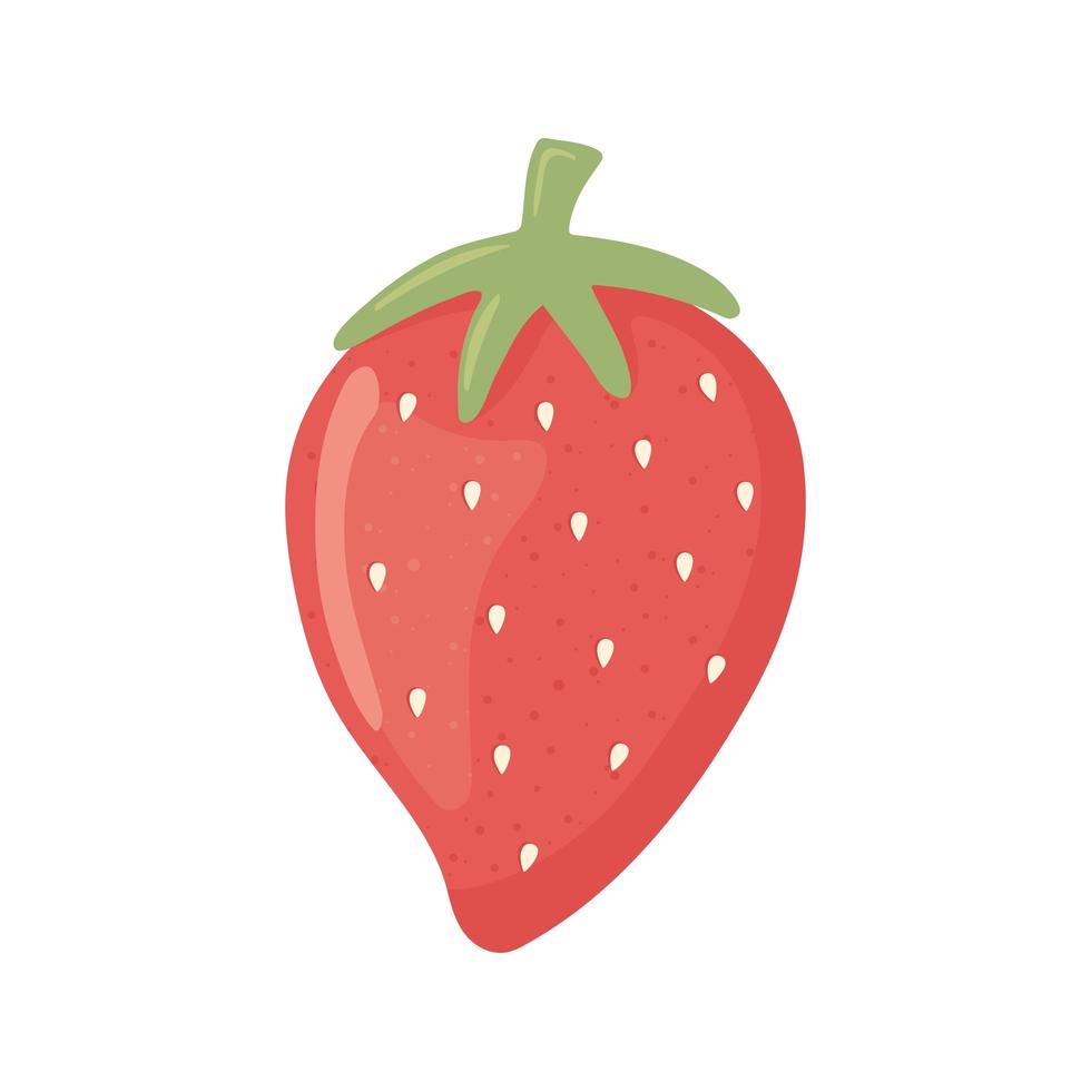 aardbeienfruit vers vector