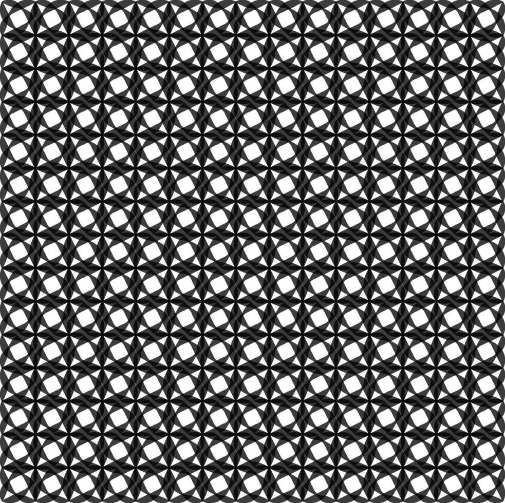 naadloos patroon met vormen in zwart wit vector