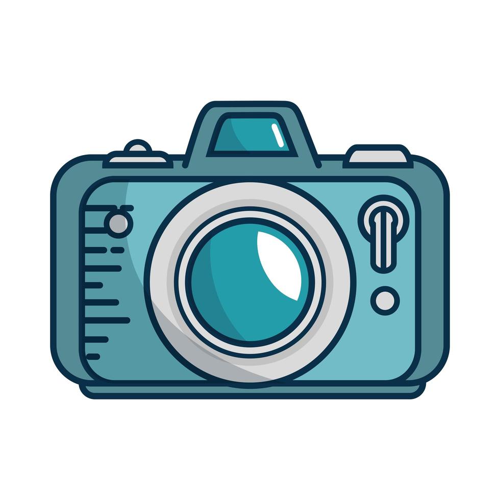 fotografische camera-icoontje vector