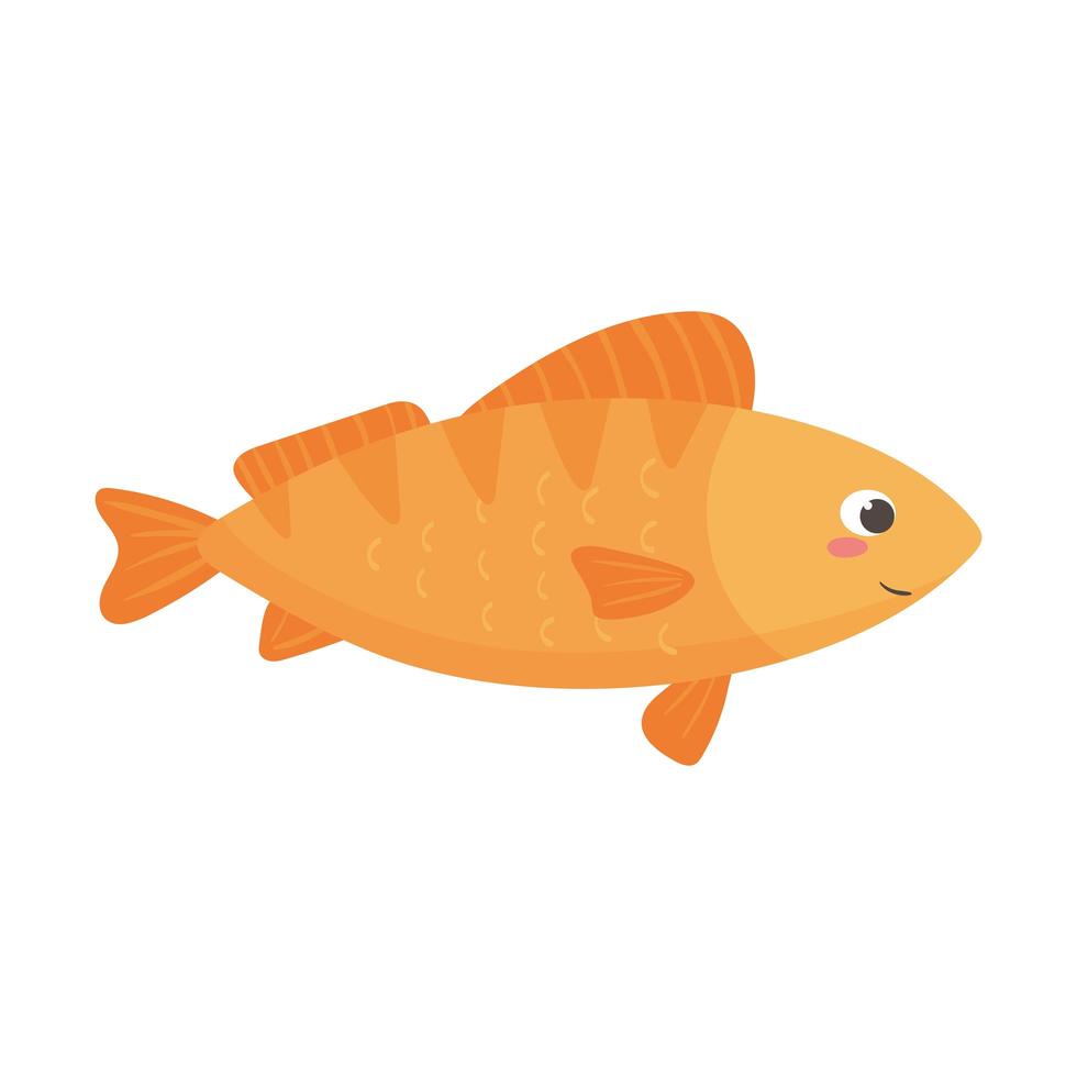 kleine vis cartoon vector