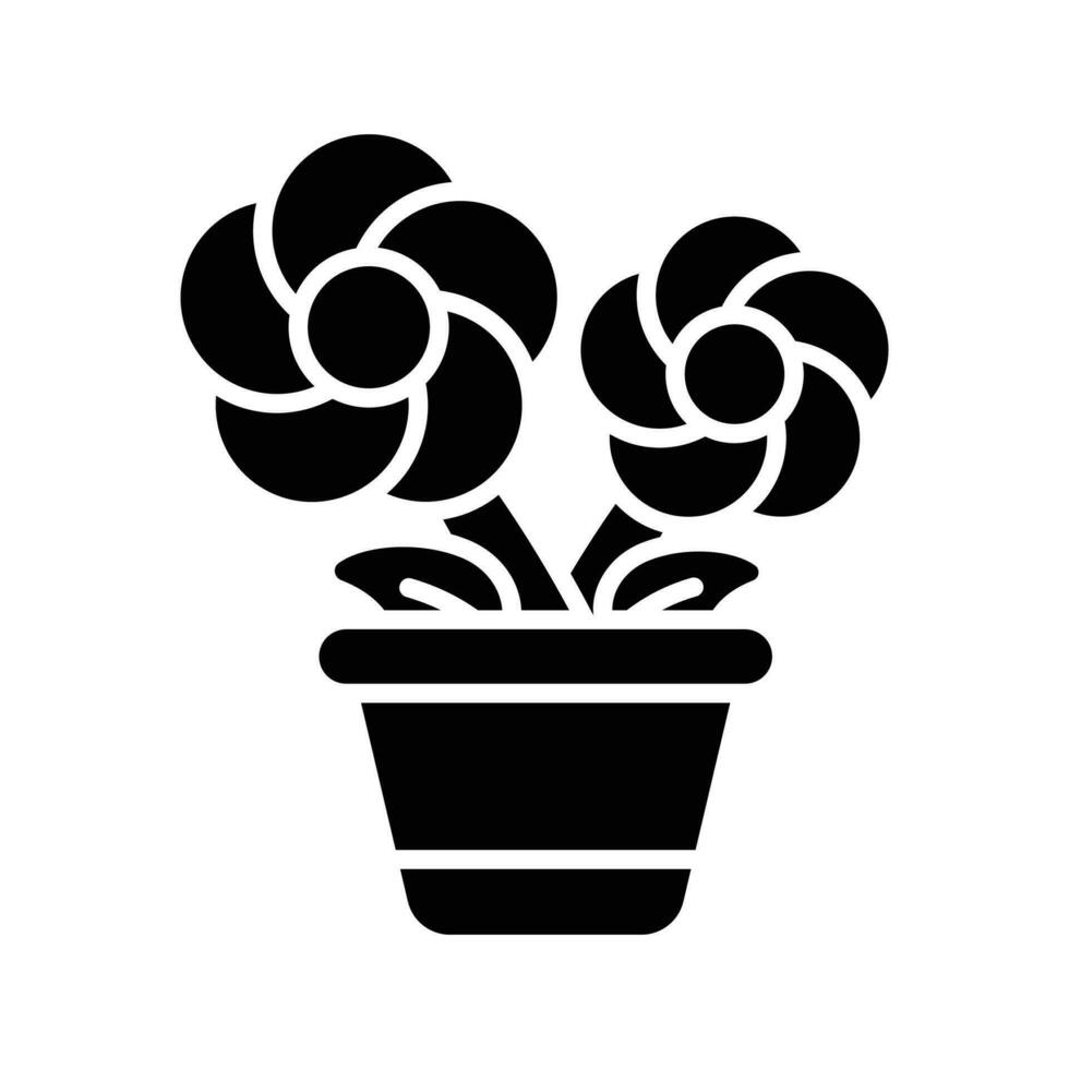 grijp deze oog rustgevend vector van bloem pot vector in modieus stijl, ingemaakt bloemen in bewerkbare stijl