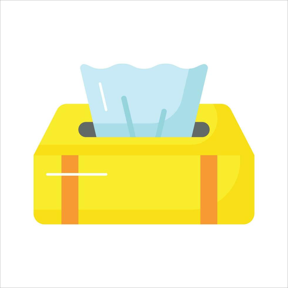 een icoon van zakdoek doos in modieus stijl, klaar naar gebruik icoon, hygiëne medeplichtig vector
