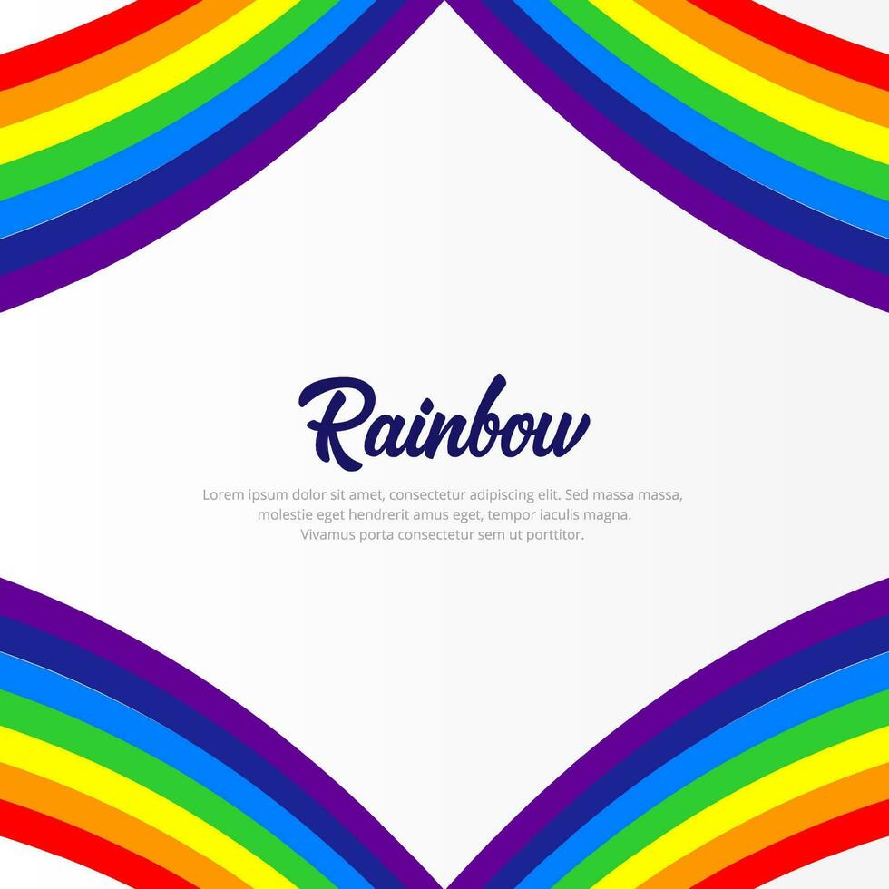 regenboog ontwerp achtergrond vector. elegant regenboog ontwerp vector