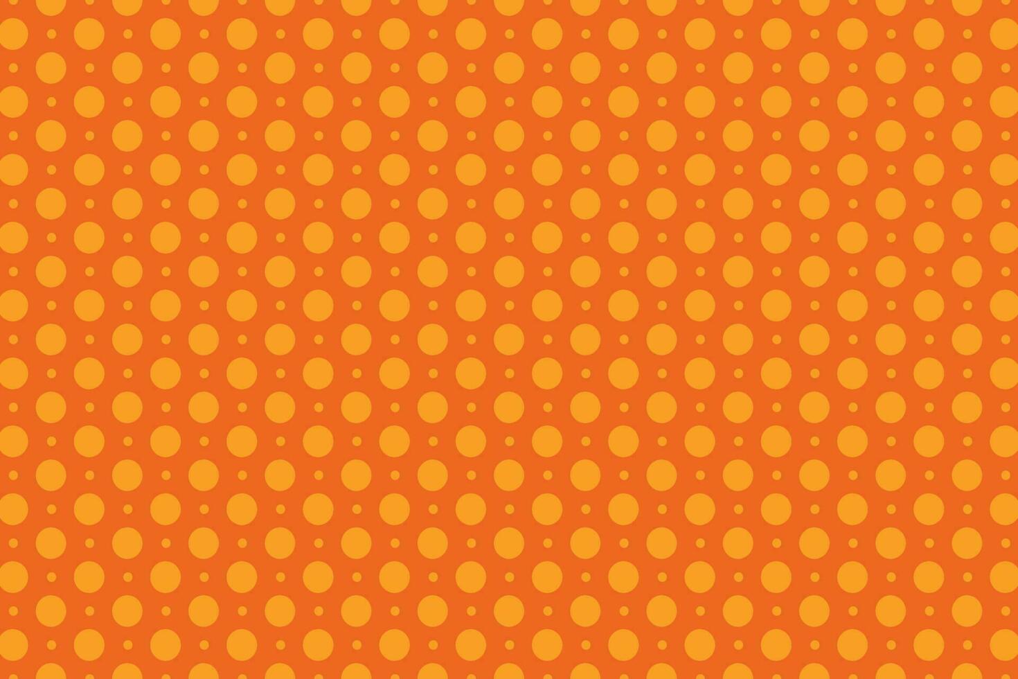 oranje polka punt cirkel patroon voor kleding stof het drukken vector