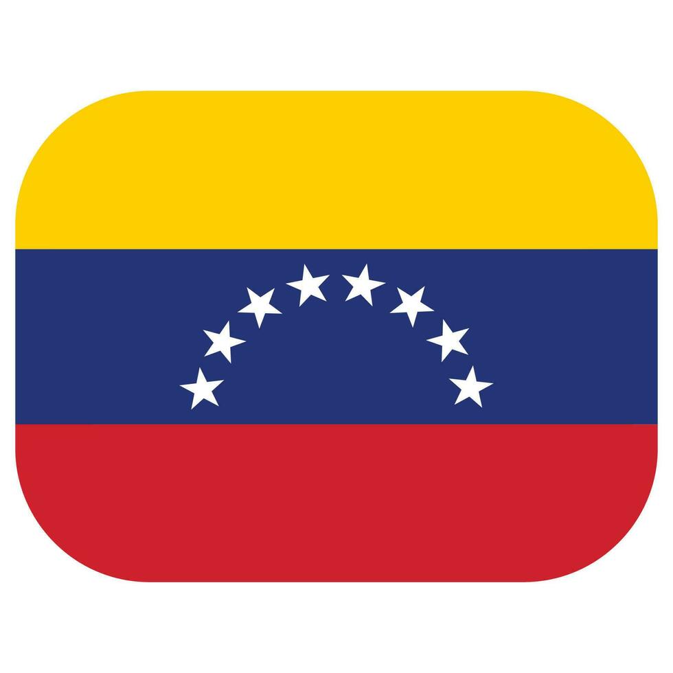 vlag van Venezuela. Venezuela vlag in ontwerp vorm geven aan. vector