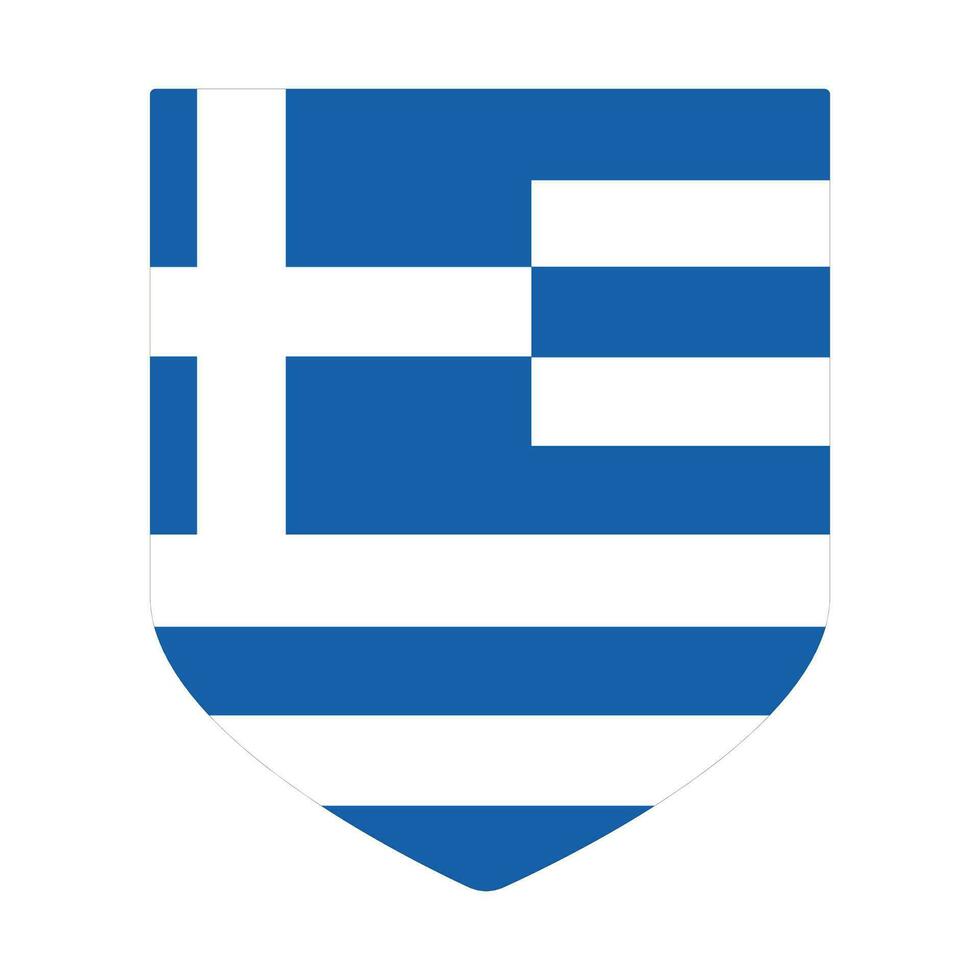 Grieks vlag. de nationaal vlag van Griekenland vector
