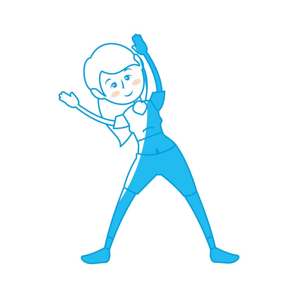 vrouwen fitness cartoon vector