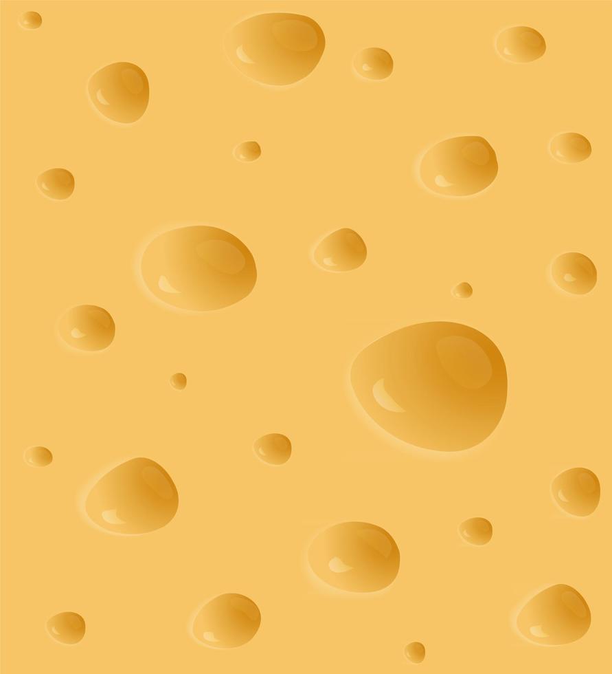 cheesy textuur naadloze patroon met gaten voorraad vectorillustratie vector