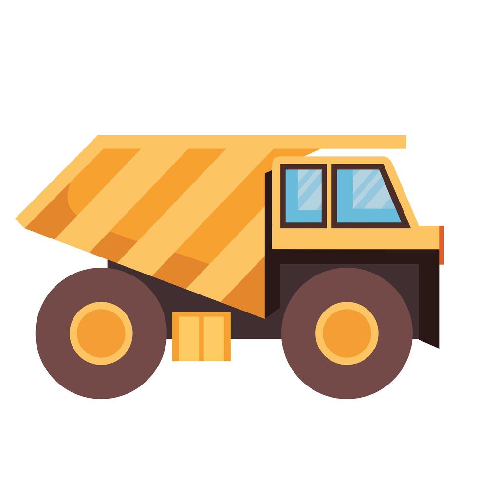 mijn dump truck vector