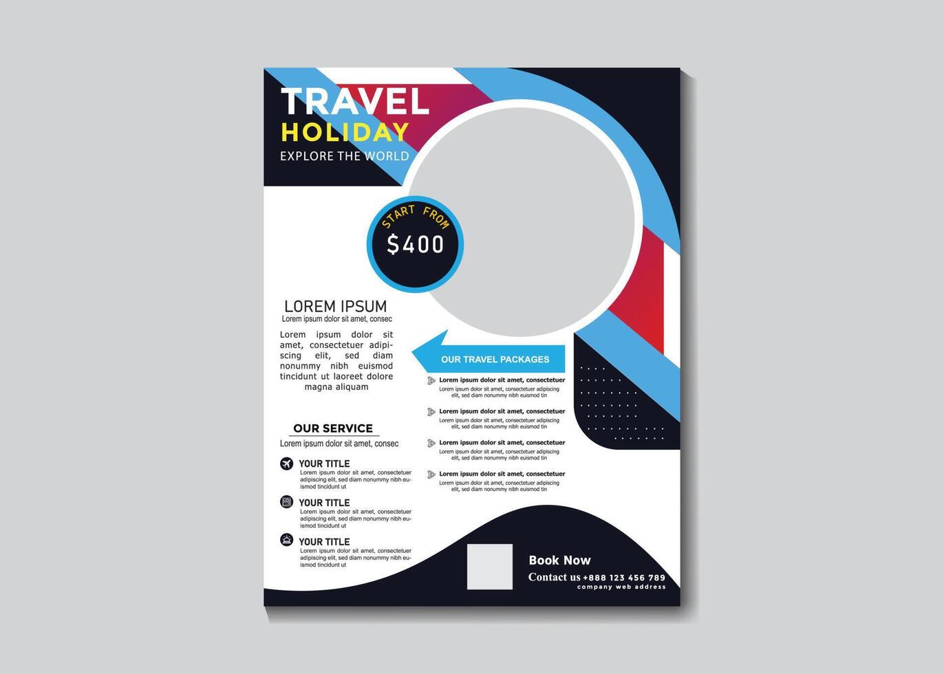 vector zakelijke bedrijf multipurpose folder ontwerp en brochure Hoes bladzijde sjabloon