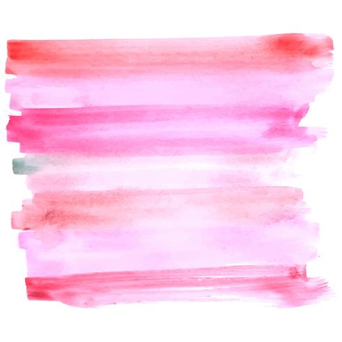 Abstracte roze aquarel slag achtergrond vector