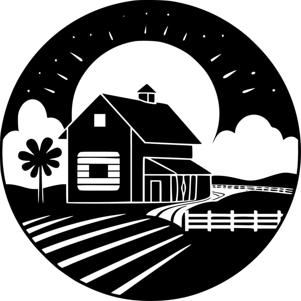 boerderij - hoog kwaliteit vector logo - vector illustratie ideaal voor t-shirt grafisch