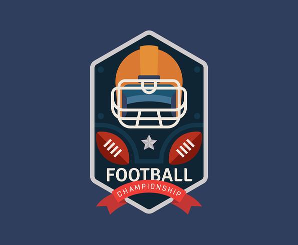 American Football-emblemen vector