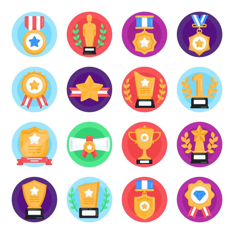 onderscheidingen en badges vector