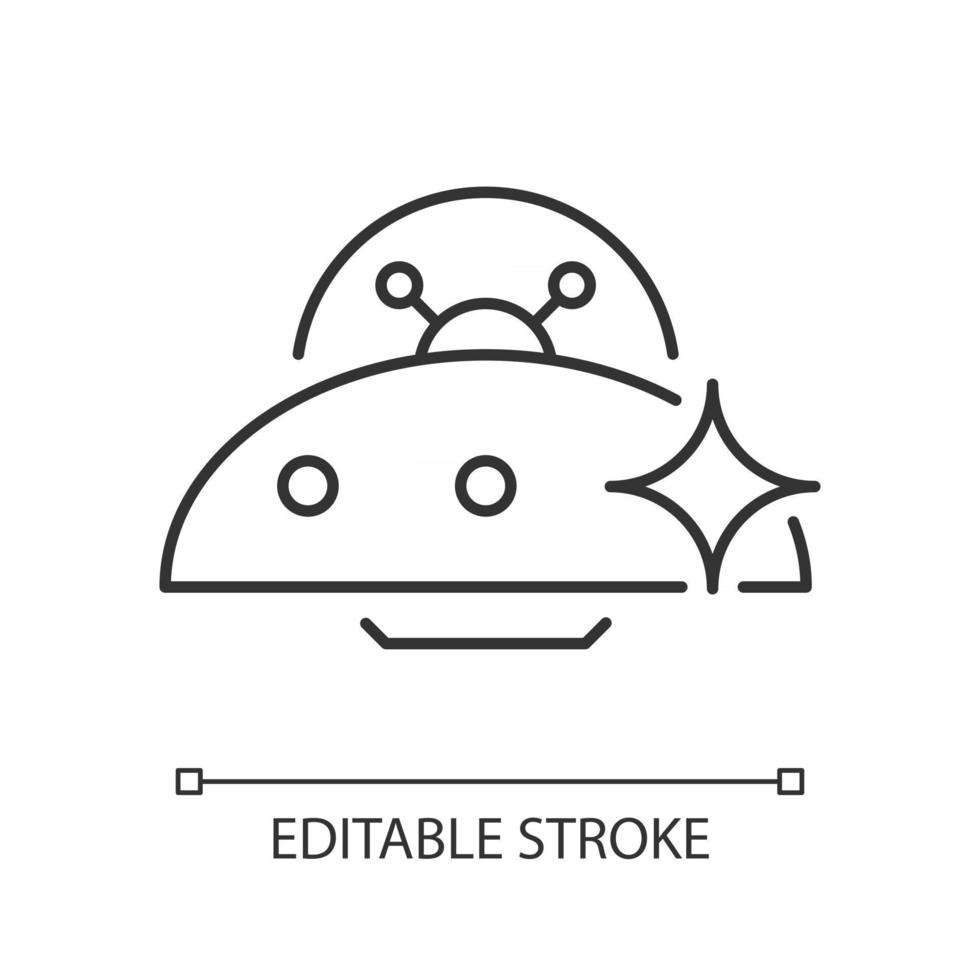 ufo lineaire pictogram vector