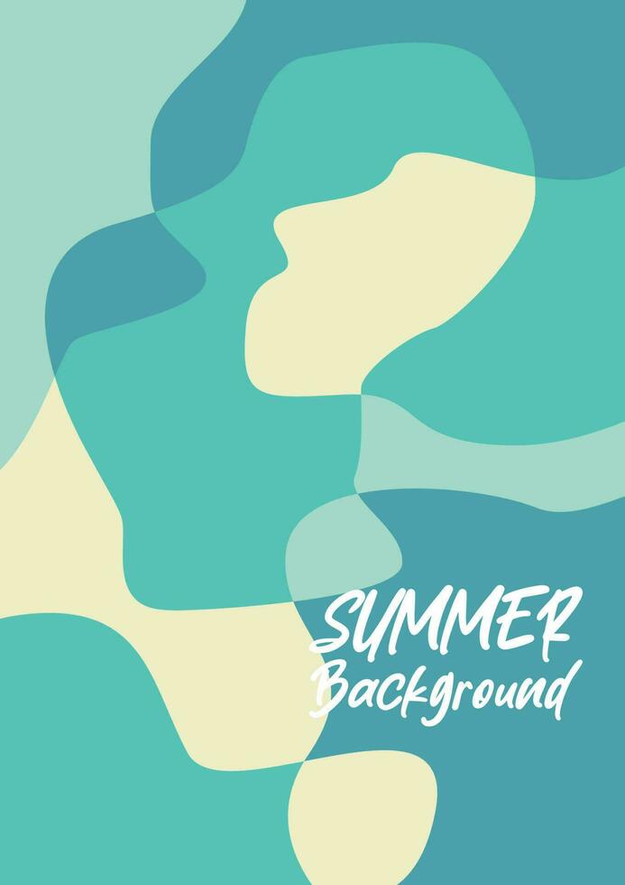 geweldig abstract patroon zomer achtergrond. kleurrijk vector ontwerp voor spandoeken, groet kaarten, affiches, sociaal media.