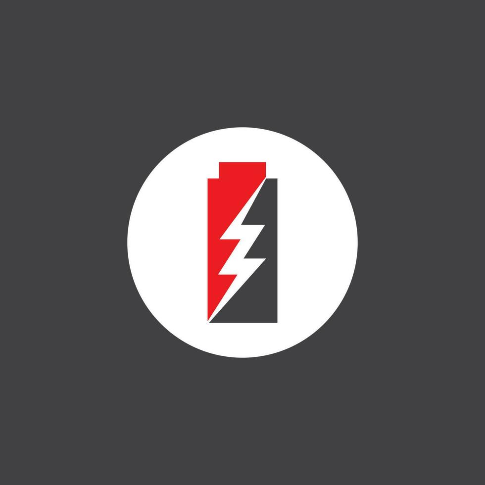 macht accu energie logo vector illustratie