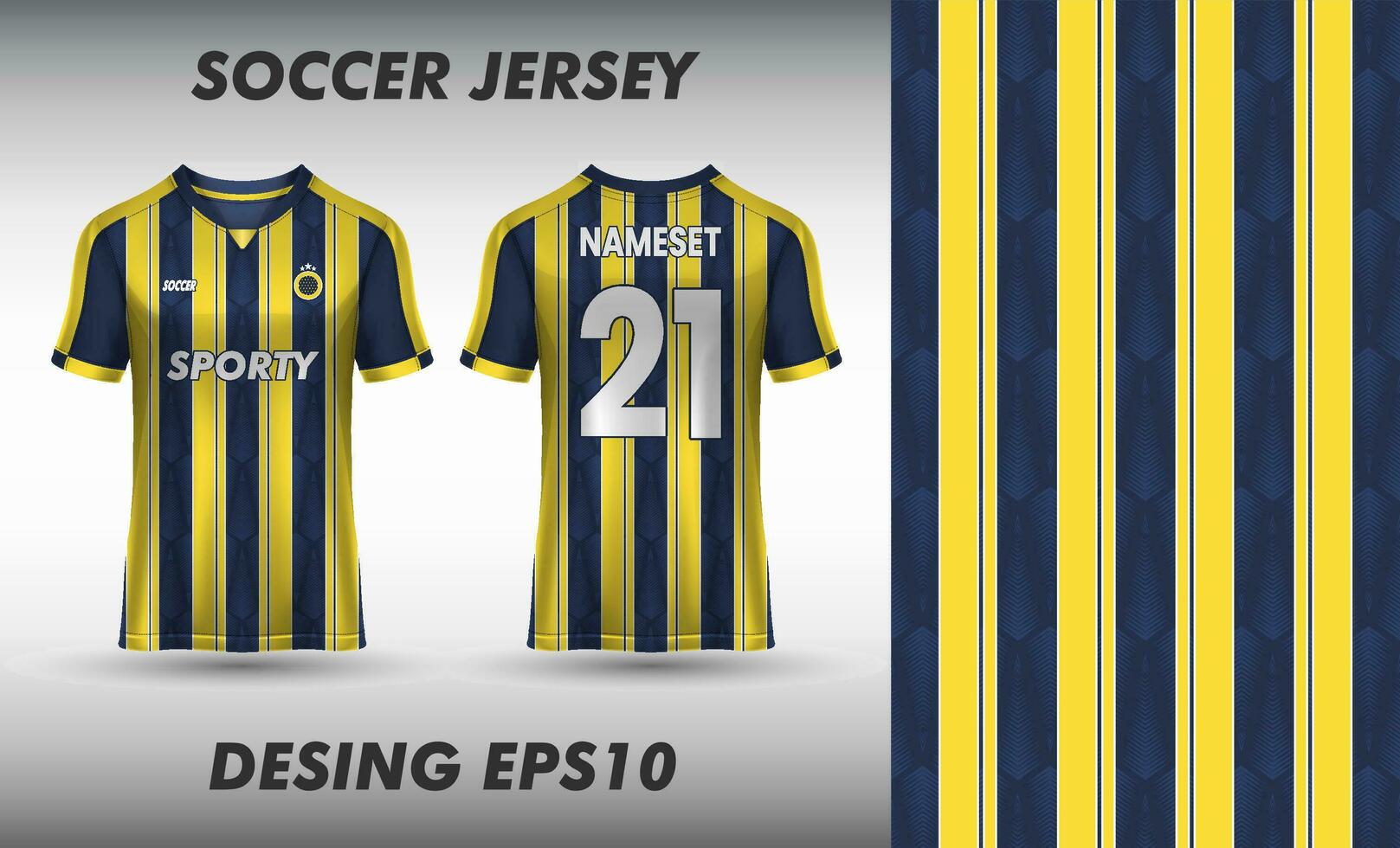 vector voetbal Jersey sjabloon sport t overhemd ontwerp en sublimatie ontwerp