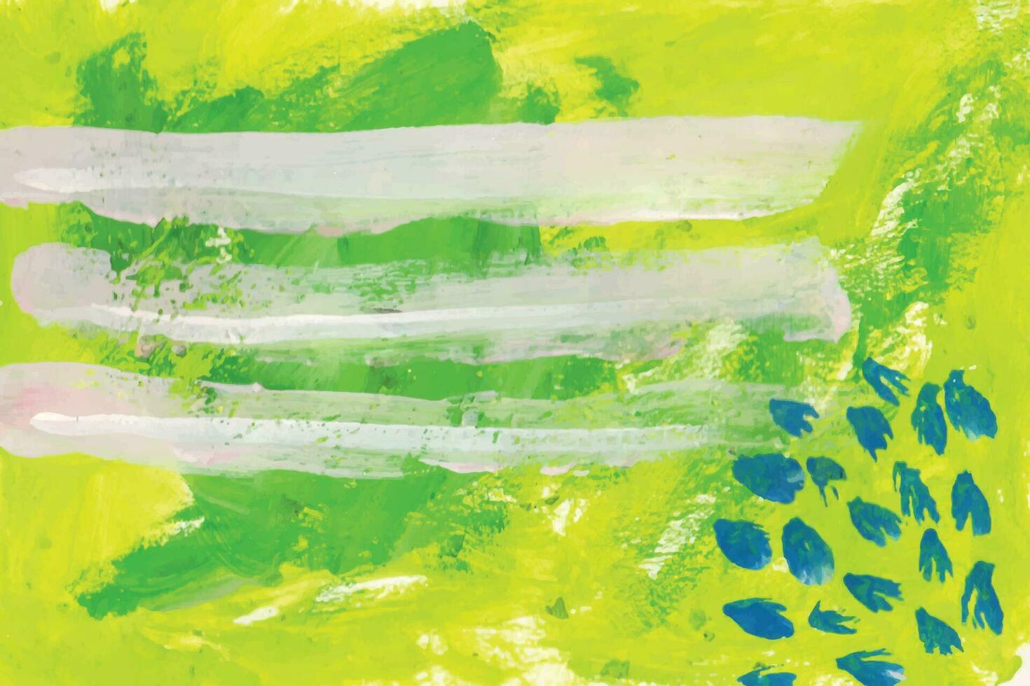esthetisch groen abstract schilderij achtergrond vector