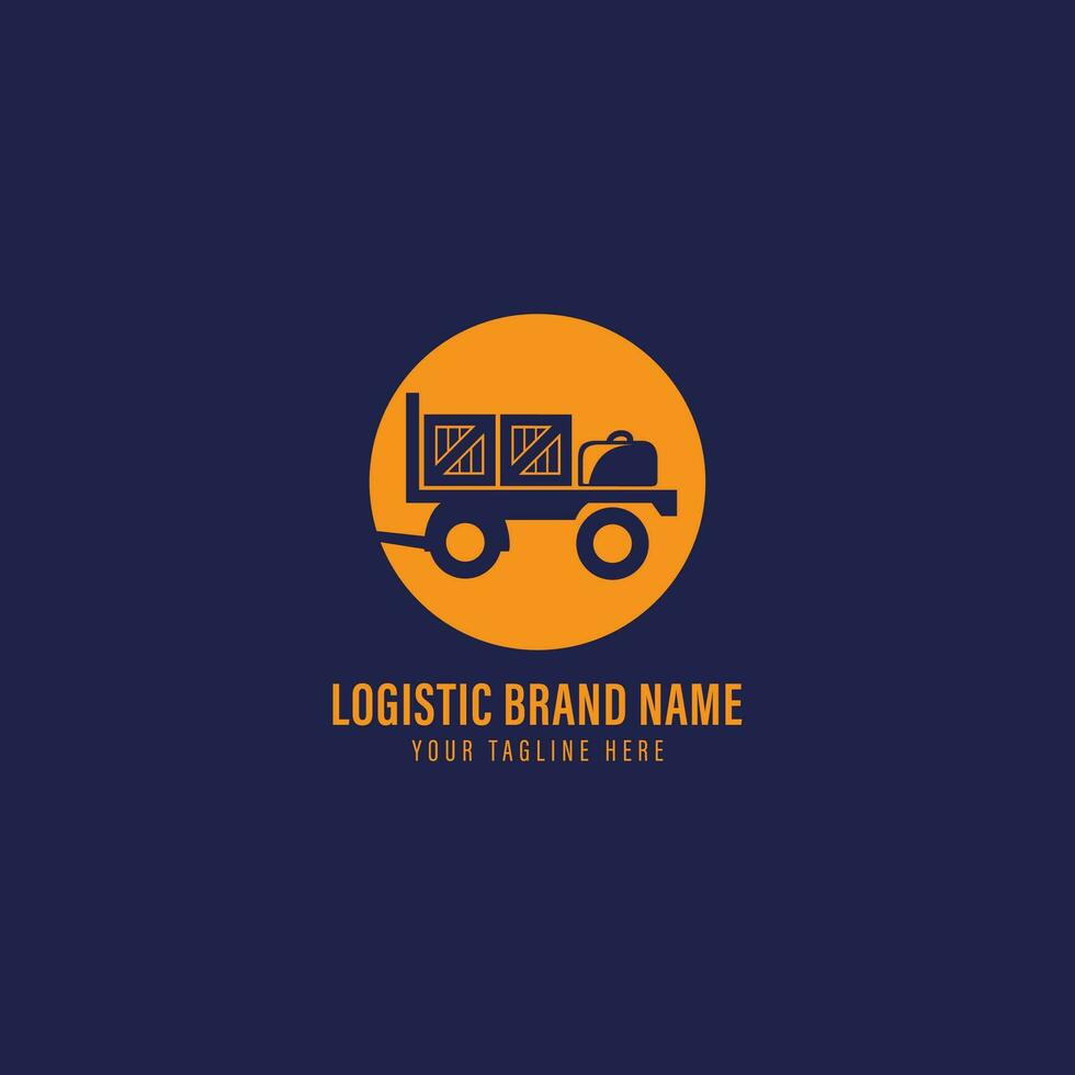 logistiek logo vector