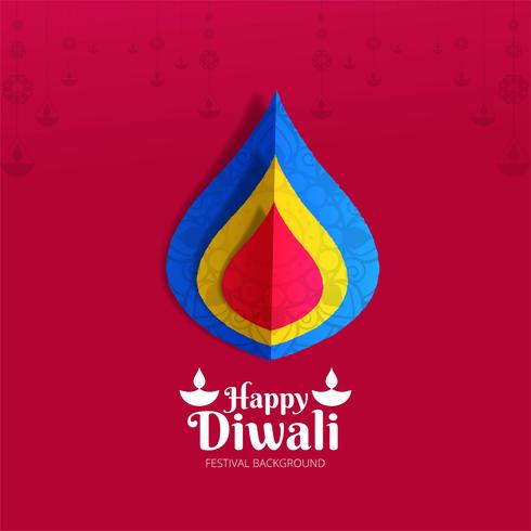 Modern, elegant diwali-ontwerp vector