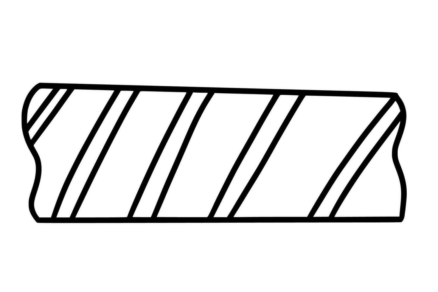 washi plakband tekening illustratie vector
