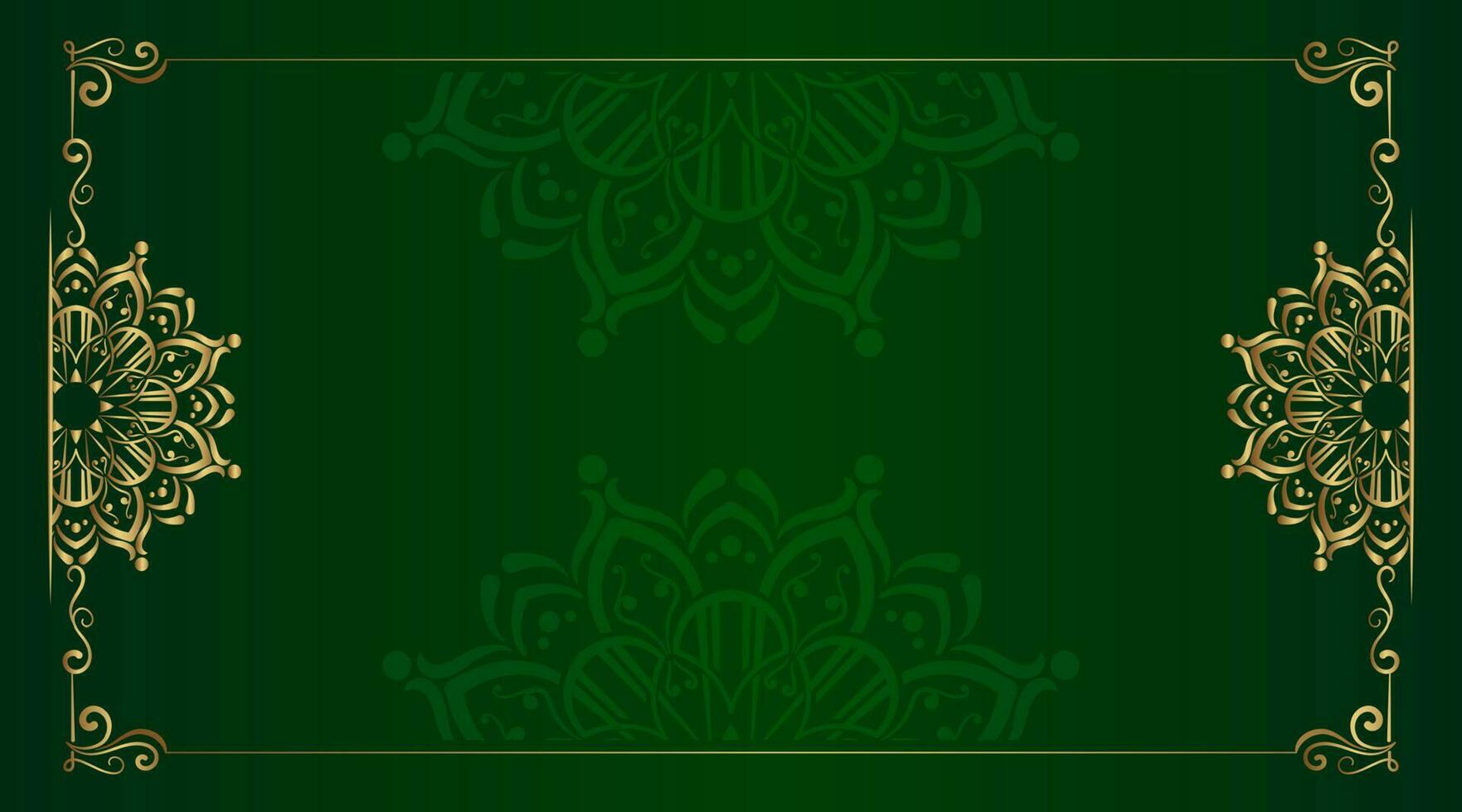 luxe achtergrond met mandala ornament vector