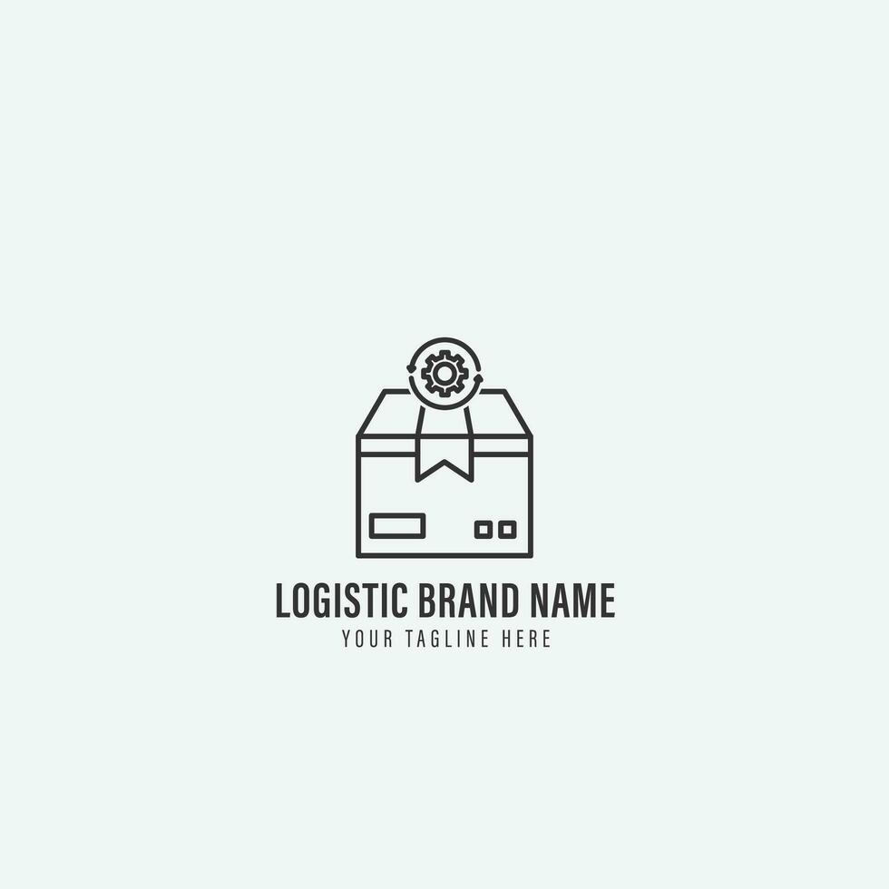 logistiek logo vector