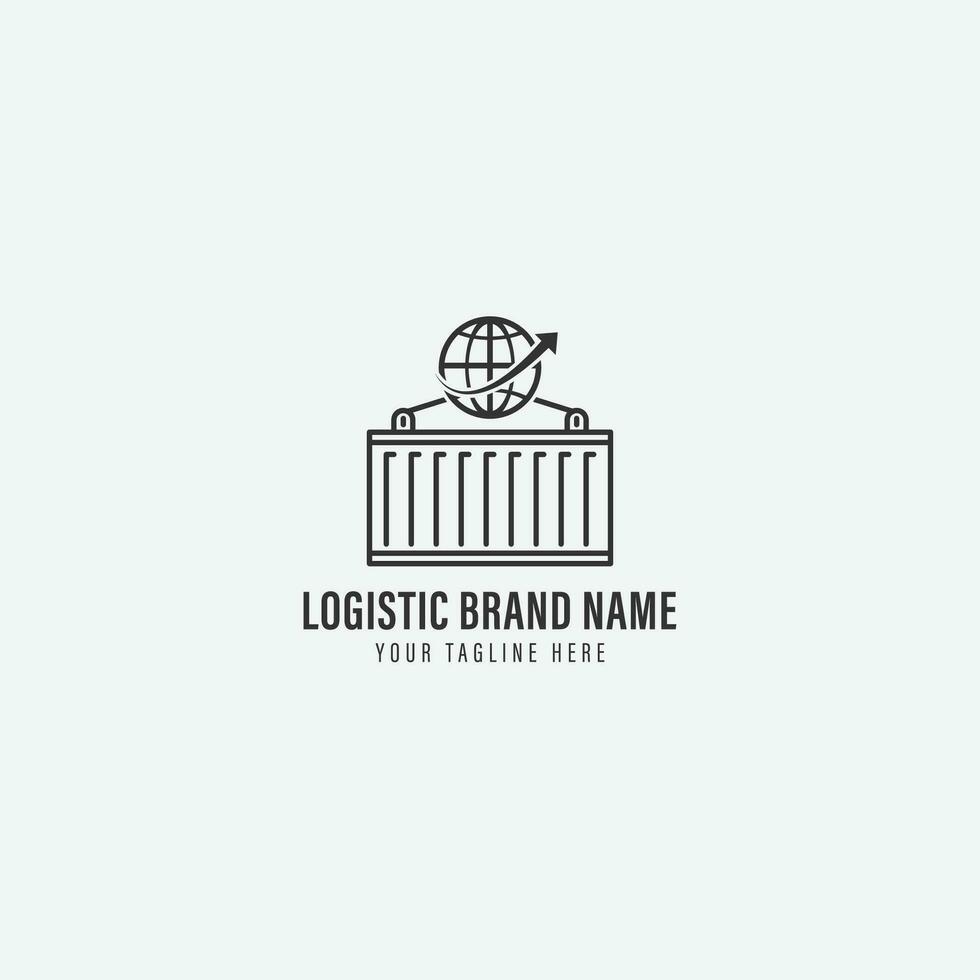 logistiek logo vector