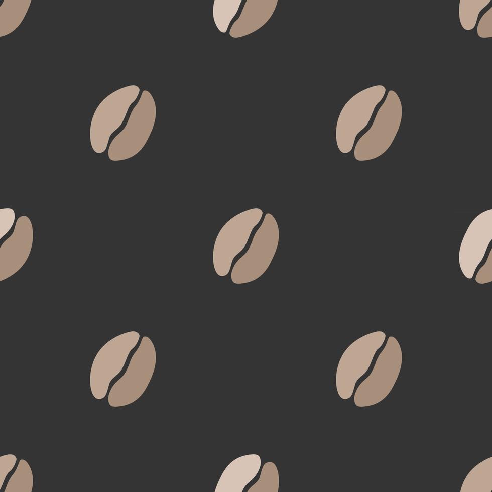 naadloze koffie patroon achtergrond vector