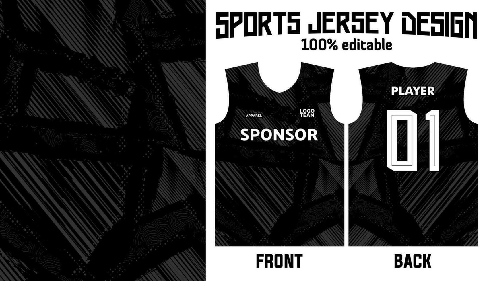 Jersey ontwerp abstract patroon voor sport uniform vector