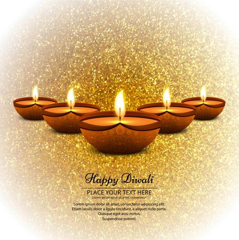 Modern, elegant diwali-ontwerp vector