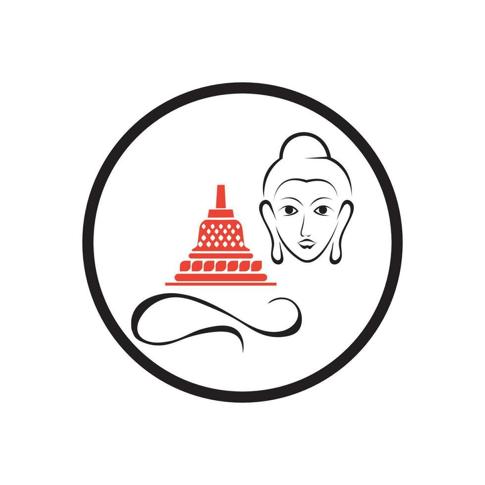 budha purnima logo vector