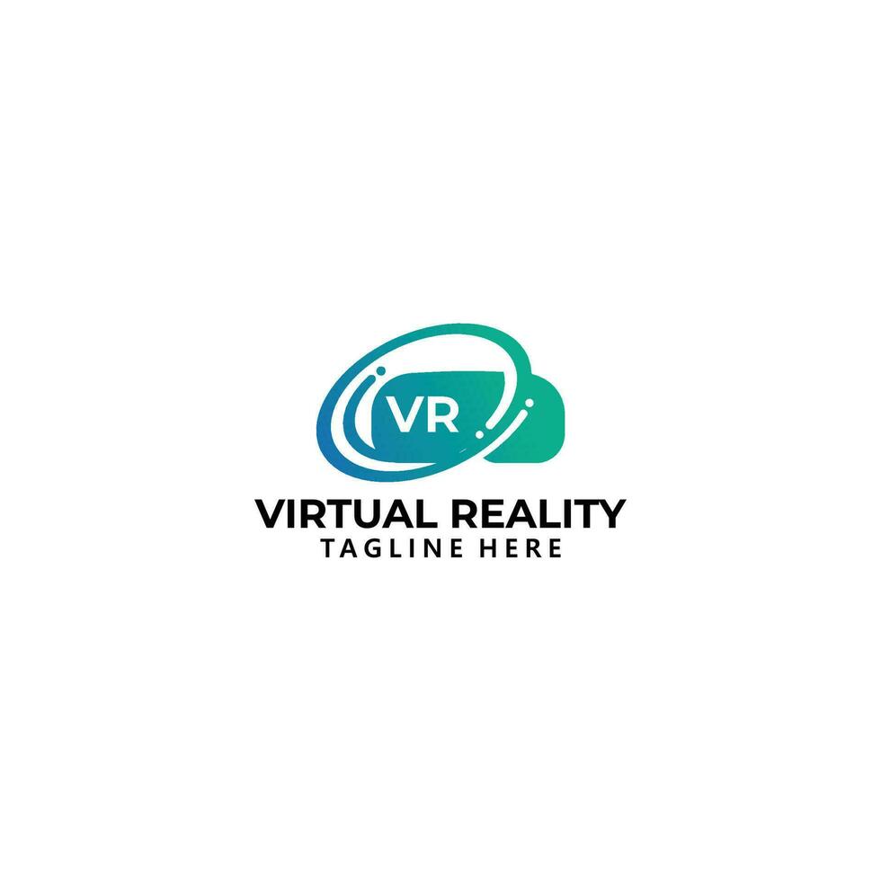 virtueel realiteit logo icoon vector geïsoleerd