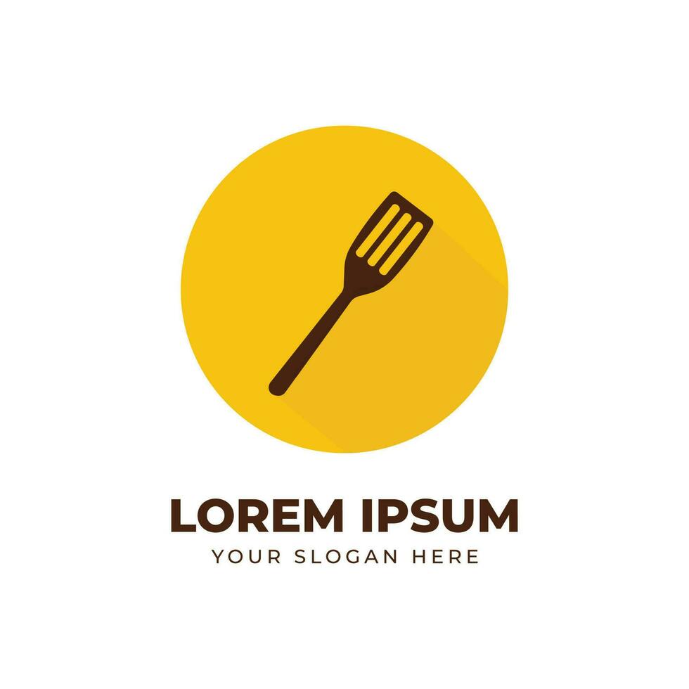 vlak voedsel restaurant logo ontwerp sjabloon vector