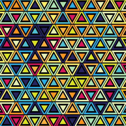 Geometrische kleurrijke patroonillustratie als achtergrond vector