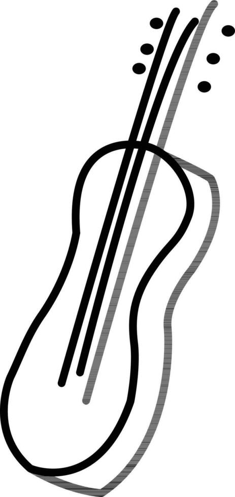 gitaar illustratie ontwerp vector