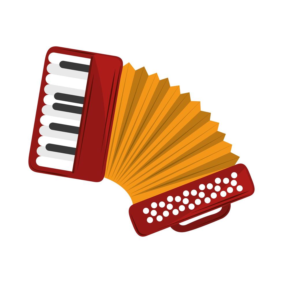 accordeon muziekinstrument vector